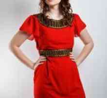 Pribor crvena haljina