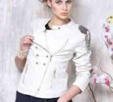 Bijela Leather Jacket