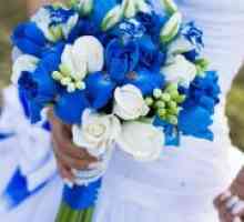 Bijela i plava vjenčanje