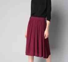 Tamnocrvena suknju