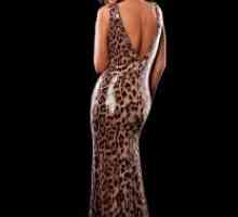 Long leopard haljina
