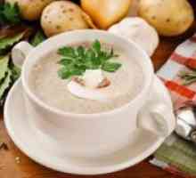 Gljiva krem ​​juha s gljivama