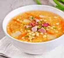 Kako kuhati juha od graška sa suhim mesom?