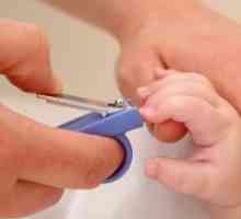 Kako smanjiti noktima novorođenče?