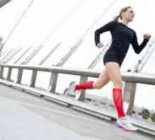 Kompresija čarape za trčanje
