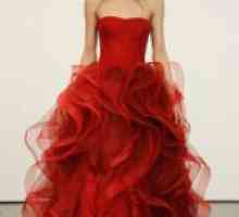 Crvena haljina za vjenčanje