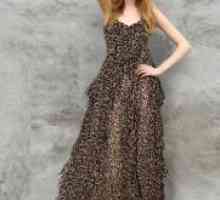 Leopard haljina na podu