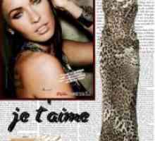 Šminka za leopard haljini