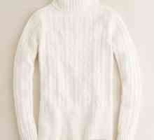 Modni zimsku odjeću: bijela