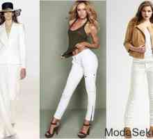 Moda Savjeti - što će nositi bijele traperice?