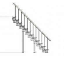 Modularni stepenice sa rukama