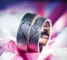 Uparivanje vjenčano prstenje u bijelom zlatu