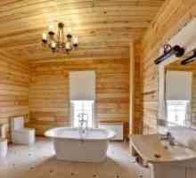 Kupaonica kat u drvenoj kući