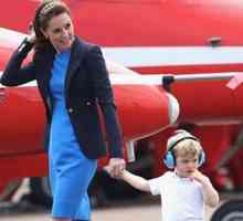 Prince George s roditeljima prvi put posjetio Airshow Royal International zraka tetovaža