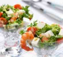 Jednostavan i ukusan škampi salatu