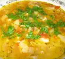 Riža juha svinjetine - recept