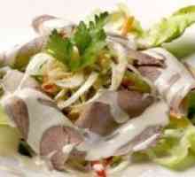 Salata od govedine jezik - recept