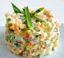 Lignje salata sa sirom