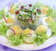 Salata od rotkvica i krastavac s jajima