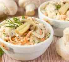 Salata od gljiva i mrkve