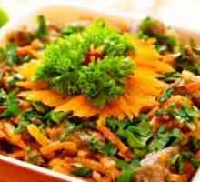 Salata s gljivama i jetre