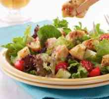 Salata s piletinom i Kirieshki