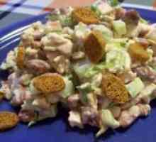 Salata od konzervi graha s croutons