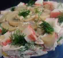 Salata od marinirane gljive