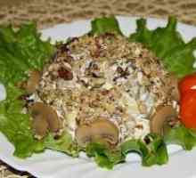 Salata s mesom i gljivama