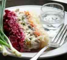 Salata „Herring pod kaput” - recept