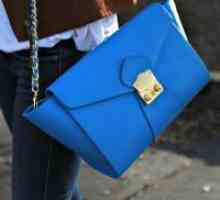 Plava kožna torba