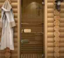 Staklena vrata za saune