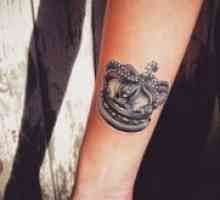 Tetovaža na ruci krunu