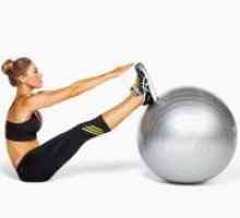 Vježba na lopti za trbuh mršavljenje