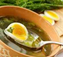 Zelena juha s loboda i jaja - recept