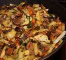 Prženi lisičke i krumpir