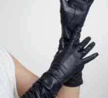 Ženske duge kožne rukavice