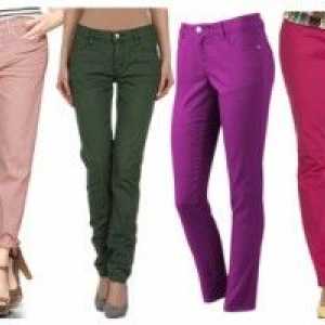 Neredi boja: hlače moda u boji