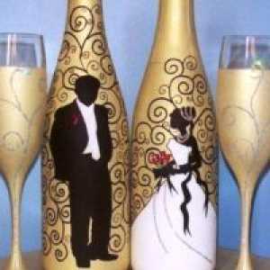 Boce Salvetna tehnika vjenčanje šampanjac