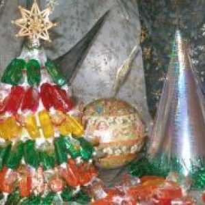 Kako napraviti božićno drvce bombone?