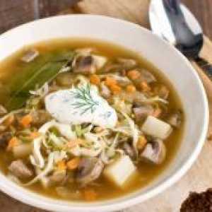 Gljiva juha - klasičan recept