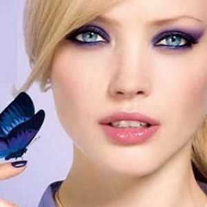 Kako napraviti lijep i dramatičan make-up za plave-sive oči?