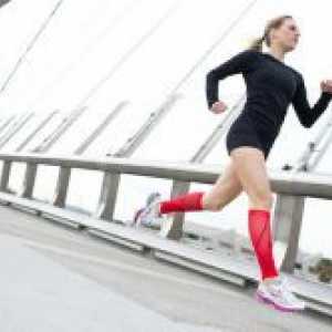 Kompresija čarape za trčanje