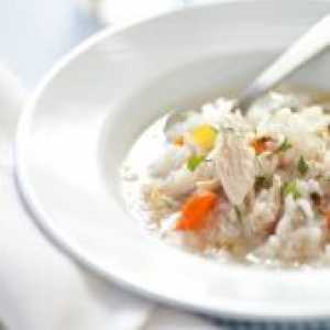 Pileća juha s rižom