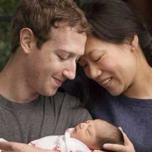 Sam Mark Zuckerberg mijenjaju pelene kćeri