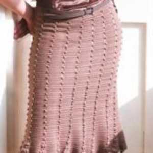 Modeli suknje pletenje