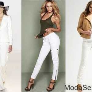 Moda Savjeti - što će nositi bijele traperice?