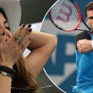 Nicole Scherzinger i Grigor Dimitrov na teniskom turniru u Parizu