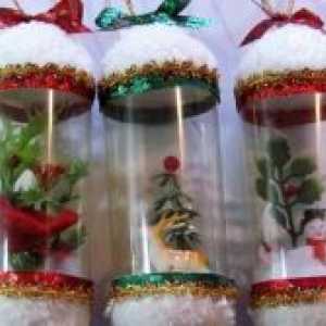 Božić obrt izrađeni od plastičnih boca