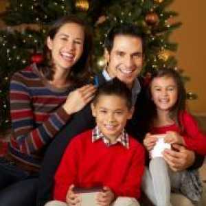 Božić obiteljski foto pucati